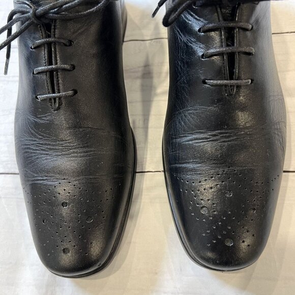 Joseph Danitti Black Leather Dress Shoes - Picture 3 of 10